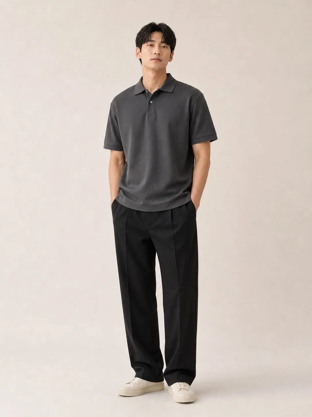 Heavyweight Pique Polo