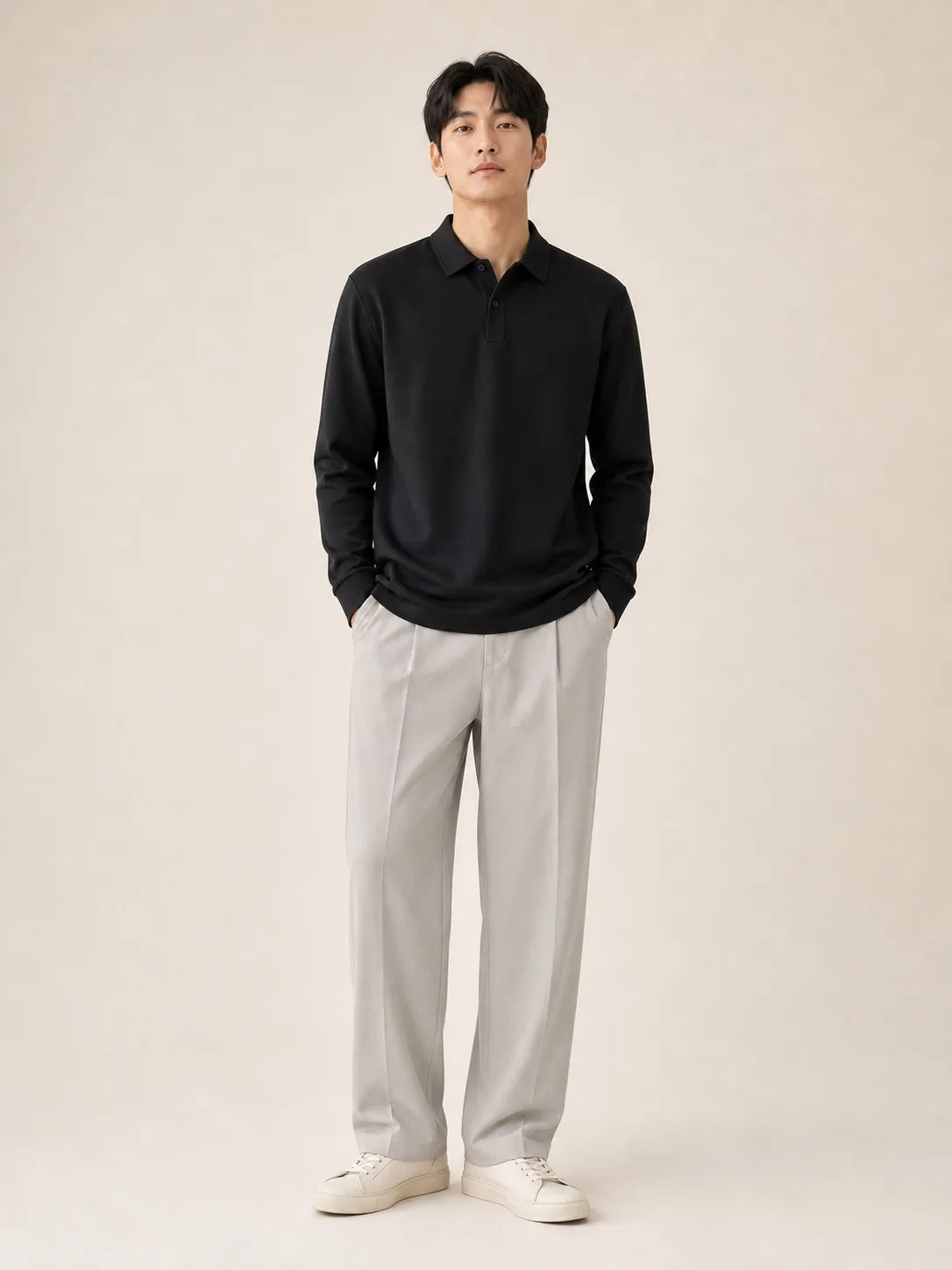 Long Sleeve Polo